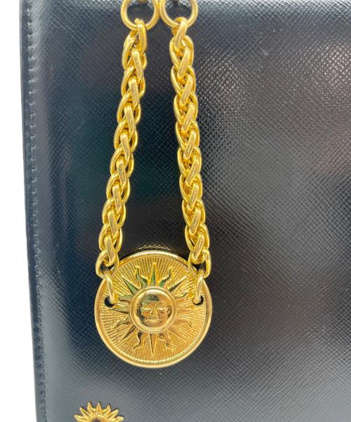 GIANNI VERSACE（ジャンニ・ヴェルサーチ）GIANNI VERSACE (ジャンニ・ヴェルサーチ) ハンドバッグ ブラックの古着・服飾アイテム