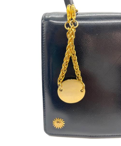 GIANNI VERSACE（ジャンニ・ヴェルサーチ）GIANNI VERSACE (ジャンニ・ヴェルサーチ) ハンドバッグ ブラックの古着・服飾アイテム