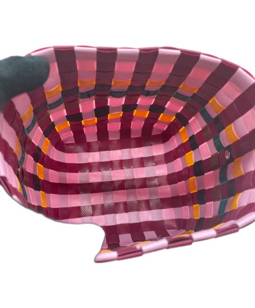 MARNI（マルニ）MARNI (マルニ) カゴバッグ ピンク×グリーンの古着・服飾アイテム