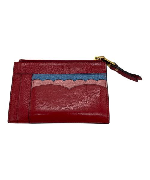 MIU MIU（ミュウミュウ）MIU MIU (ミュウミュウ) カードケース レッドの古着・服飾アイテム