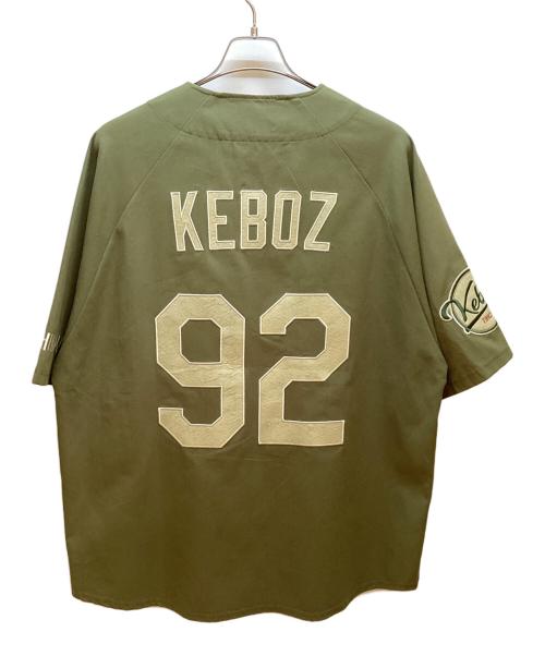 KEBOZ（ケボズ）KEBOZ (ケボズ) ゲームシャツ グリーン サイズ:Lの古着・服飾アイテム