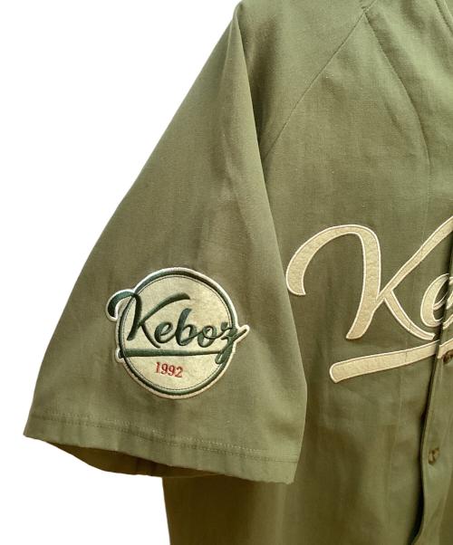 KEBOZ（ケボズ）KEBOZ (ケボズ) ゲームシャツ グリーン サイズ:Lの古着・服飾アイテム