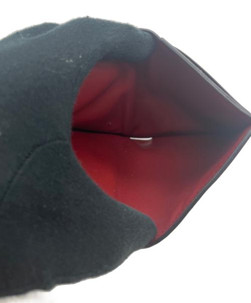 LOEWE（ロエベ）LOEWE (ロエベ) 2つ折り財布 レッド×ブラウンの古着・服飾アイテム