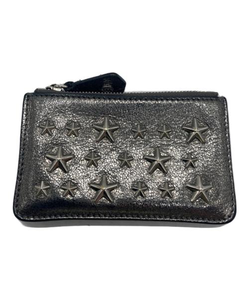 JIMMY CHOO（ジミーチュウ）JIMMY CHOO (ジミーチュウ) コインケース/スタースタッズ シルバーの古着・服飾アイテム