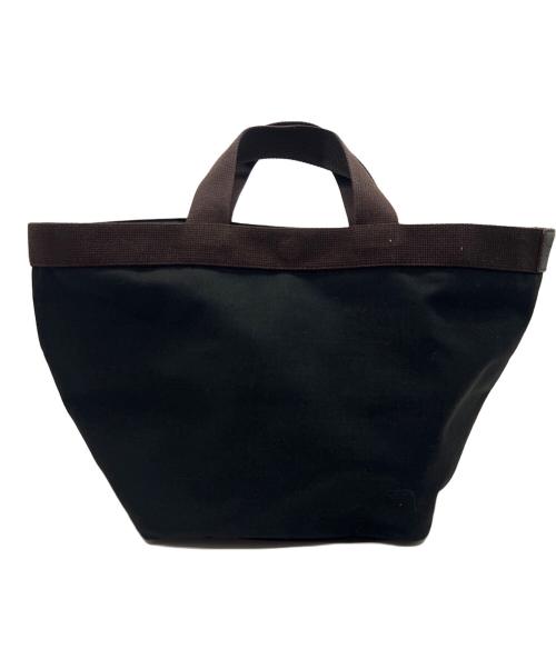 Herve Chapelier（エルベシャプリエ）Herve Chapelier (エルベシャプリエ) 舟形ハンドバッグ ブラックの古着・服飾アイテム