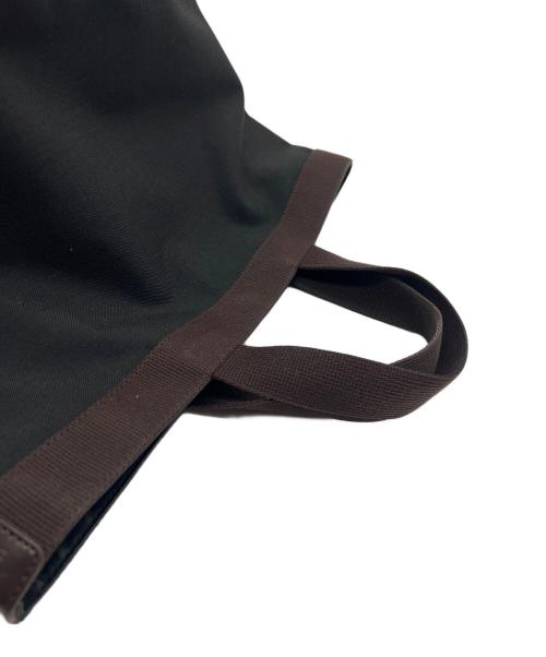 Herve Chapelier（エルベシャプリエ）Herve Chapelier (エルベシャプリエ) 舟形ハンドバッグ ブラックの古着・服飾アイテム