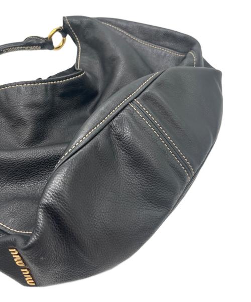 MIU MIU（ミュウミュウ）MIU MIU (ミュウミュウ) ハンドバッグ ブラックの古着・服飾アイテム