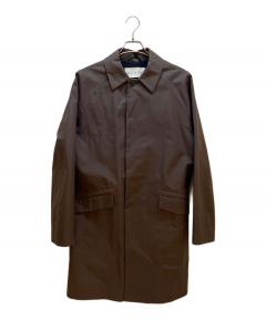 中古・古着通販】PRADA (プラダ) ステンカラーコート ネイビー サイズ