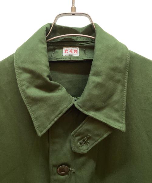 その他ブランド（ソノタブランド）その他ブランド (ソノタブランド) ミリタリーコート/スウェーデン軍 グリーン サイズ:不明の古着・服飾アイテム