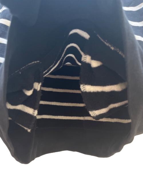 SUPREME（シュプリーム）Supreme (シュプリーム) ハーフジップスウェット/Striped Half Zip Sweat ブラック×ホワイト サイズ:Mの古着・服飾アイテム