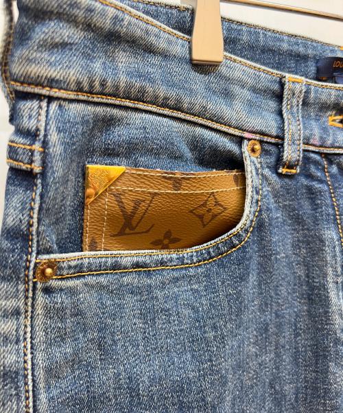 LOUIS VUITTON（ルイ ヴィトン）LOUIS VUITTON (ルイ ヴィトン) デニムパンツ インディゴ サイズ:38の古着・服飾アイテム