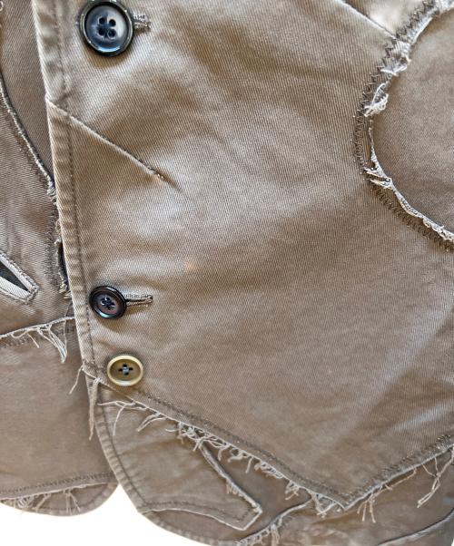 KOLOR（カラー）KOLOR (カラー) 再構築テーラードジャケット ベージュ サイズ:3の古着・服飾アイテム