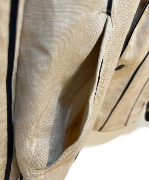 Soe（ソーイ）Soe (ソーイ) ジャケット ベージュ×ブラック サイズ:Sの古着・服飾アイテム