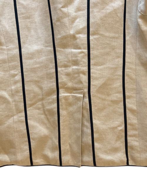 Soe（ソーイ）Soe (ソーイ) ジャケット ベージュ×ブラック サイズ:Sの古着・服飾アイテム