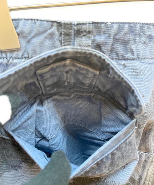 ISAMU KATAYAMA BACKLASH（イサムカタヤマ・バックラッシュ）ISAMU KATAYAMA BACKLASH (イサムカタヤマ・バックラッシュ) カーゴパンツ ブルー×ネイビー サイズ:Lの古着・服飾アイテム