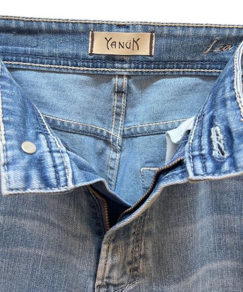YANUK（ヤヌーク）YANUK (ヤヌーク) デニムパンツ ブルー サイズ:W24の古着・服飾アイテム