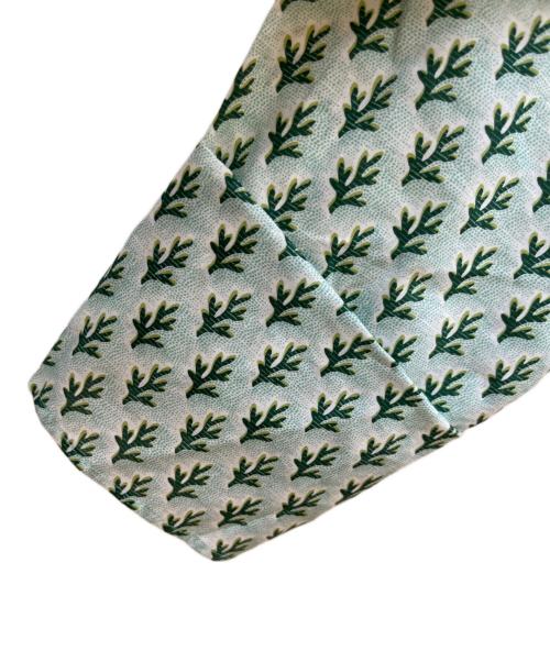 BACCA（バッカ）BACCA (バッカ) リバティプリント ギャザードフリルブラウス グリーン サイズ:S 未使用品の古着・服飾アイテム