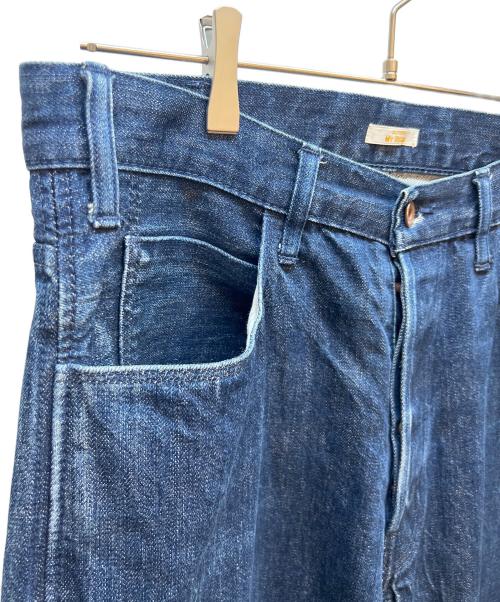 BRU NA BOINNE（ブルーナボイン）BRU NA BOINNE (ブルーナボイン) ワイドデニムパンツ インディゴ サイズ:Mの古着・服飾アイテム