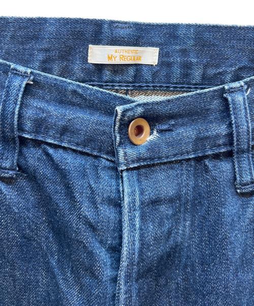 BRU NA BOINNE（ブルーナボイン）BRU NA BOINNE (ブルーナボイン) ワイドデニムパンツ インディゴ サイズ:Mの古着・服飾アイテム