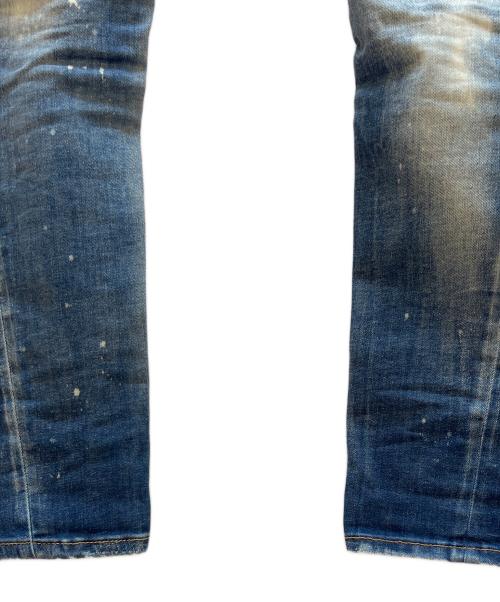 DSQUARED2（ディースクエアード）DSQUARED2 (ディースクエアード) ダメージデニムパンツ インディゴ サイズ:46の古着・服飾アイテム