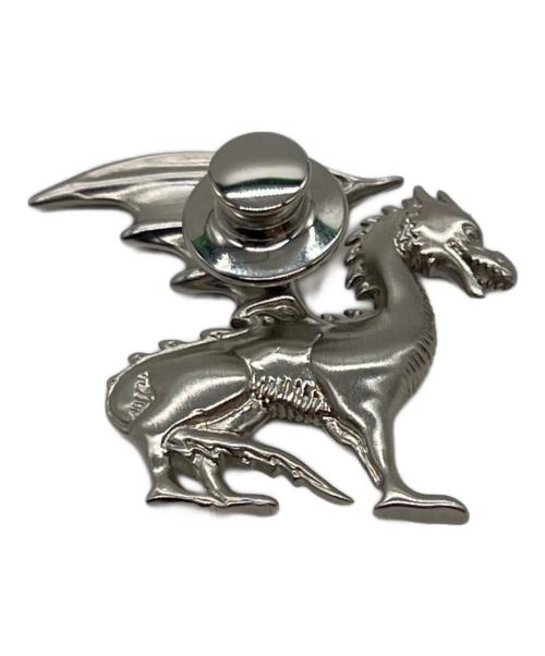 HERMES（エルメス）HERMES (エルメス) ピンブローチ/ドラゴン・タリスマン シルバーの古着・服飾アイテム