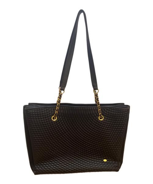 BALLY（バリー）BALLY (バリー) チェーンショルダーバッグ ブラックの古着・服飾アイテム