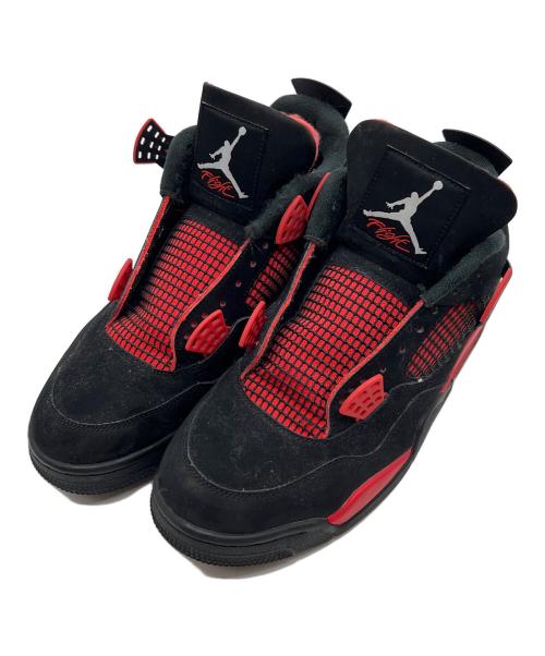NIKE（ナイキ）NIKE (ナイキ) Air Jordan 4 Retro/シューレース欠品 ブラック サイズ:28.5cmの古着・服飾アイテム