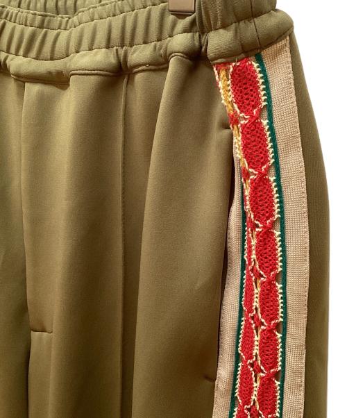 SASQUATCHfabrix.（サスクワッチファブリックス）SASQUATCHfabrix. (サスクワッチファブリックス) トラックパンツ カーキ サイズ:Sの古着・服飾アイテム