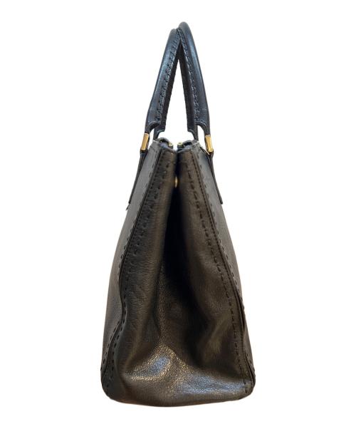 ANYA HINDMARCH（アニヤ・ハインドマーチ）ANYA HINDMARCH (アニヤハインドマーチ) 2WAYバッグ ブラックの古着・服飾アイテム