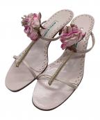 Manolo Blahnikマノロブラニク）の古着「サンダル」｜ピンク