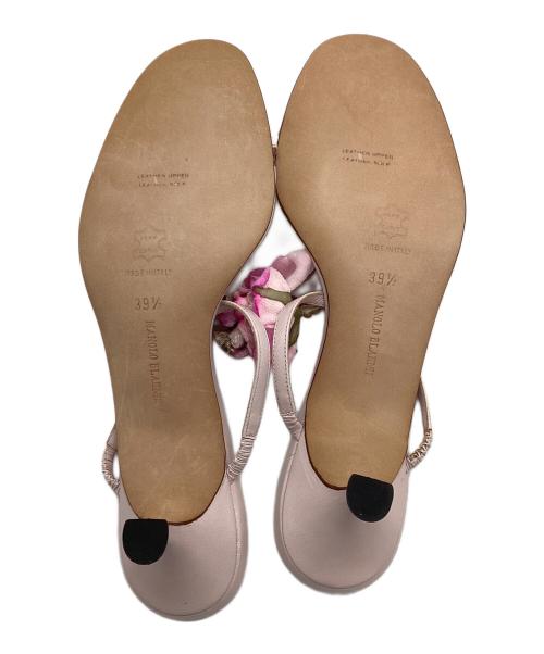 Manolo Blahnik（マノロブラニク）Manolo Blahnik (マノロブラニク) サンダル ピンク サイズ:25の古着・服飾アイテム