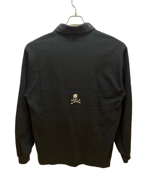 New Era（ニューエラ）New Era (ニューエラ) Mastermind WORLD (マスターマインド ワールド) ラガーシャツ(ゴルフ) ブラック サイズ:XXLの古着・服飾アイテム