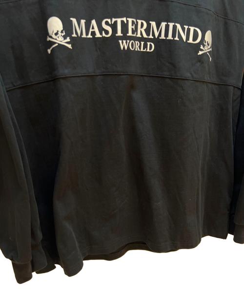 New Era（ニューエラ）New Era (ニューエラ) Mastermind WORLD (マスターマインド ワールド) ラガーシャツ(ゴルフ) ブラック サイズ:XXLの古着・服飾アイテム