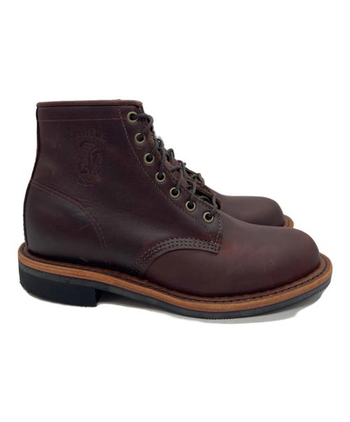 CHIPPEWA（チペワ）CHIPPEWA (チペワ) ワークブーツ ダークブラウン サイズ:7 1/2の古着・服飾アイテム
