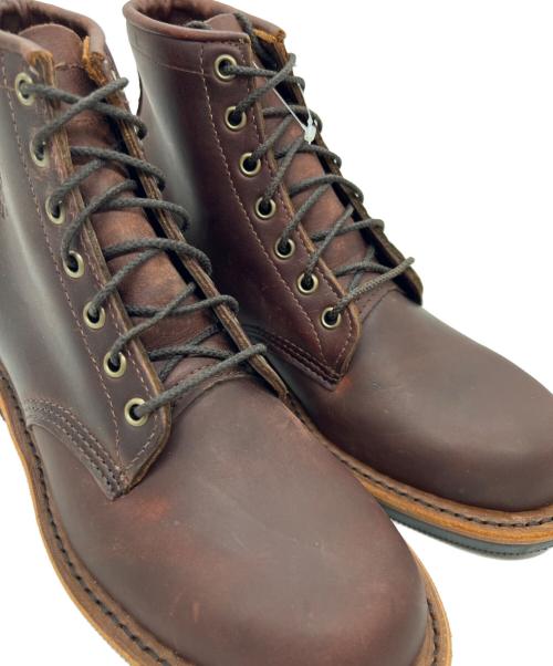 CHIPPEWA（チペワ）CHIPPEWA (チペワ) ワークブーツ ダークブラウン サイズ:7 1/2の古着・服飾アイテム