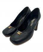 LOUIS VUITTONルイ ヴィトン）の古着「ヒールパンプス」｜ブラック