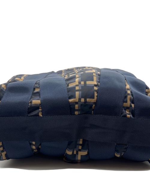 PORTER（ポーター）PORTER (ポーター) MARNI (マルニ) 2WAYトートバッグ ネイビー×イエローの古着・服飾アイテム