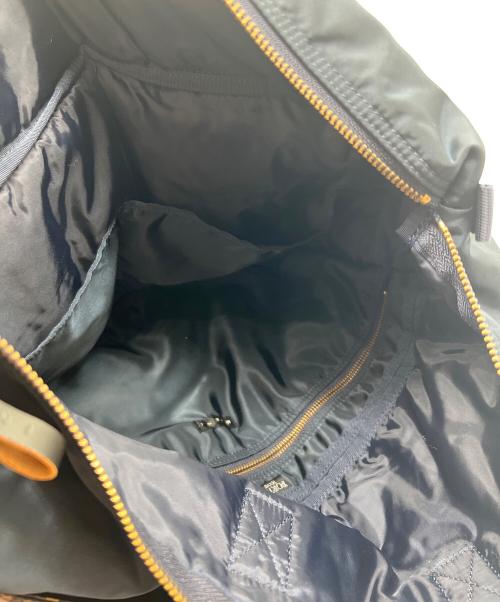 PORTER（ポーター）PORTER (ポーター) MARNI (マルニ) 2WAYトートバッグ ネイビー×イエローの古着・服飾アイテム