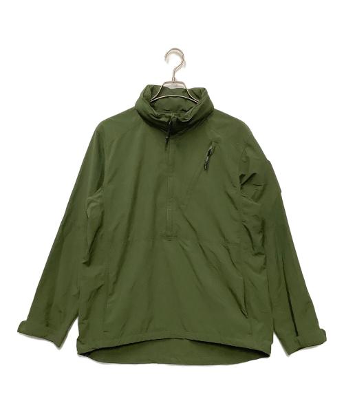 BURLAP OUTFITTER（バーラップアウトフィッター）BURLAP OUTFITTER (バーラップアウトフィッター) ナイロンジャケット オリーブ サイズ:Lの古着・服飾アイテム