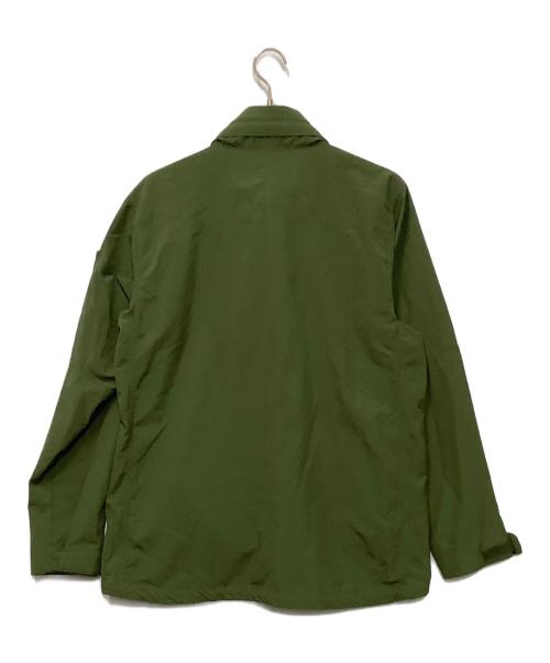BURLAP OUTFITTER（バーラップアウトフィッター）BURLAP OUTFITTER (バーラップアウトフィッター) ナイロンジャケット オリーブ サイズ:Lの古着・服飾アイテム