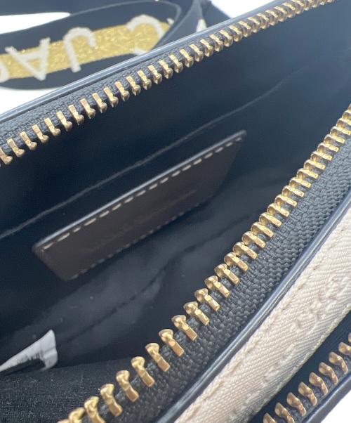 MARC JACOBS（マークジェイコブズ）MARC JACOBS (マークジェイコブス) ショルダーバッグ ブラウン×ホワイトの古着・服飾アイテム
