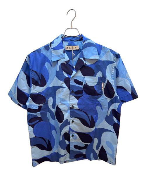 MARNI（マルニ）MARNI (マルニ) 半袖シャツ ブルー サイズ:48の古着・服飾アイテム