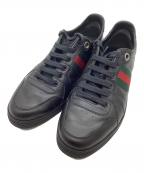 GUCCIグッチ）の古着「ローカットスニーカー」｜ブラック