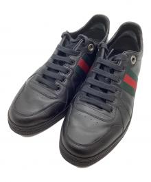 GUCCI（グッチ）の古着「ローカットスニーカー」｜ブラック