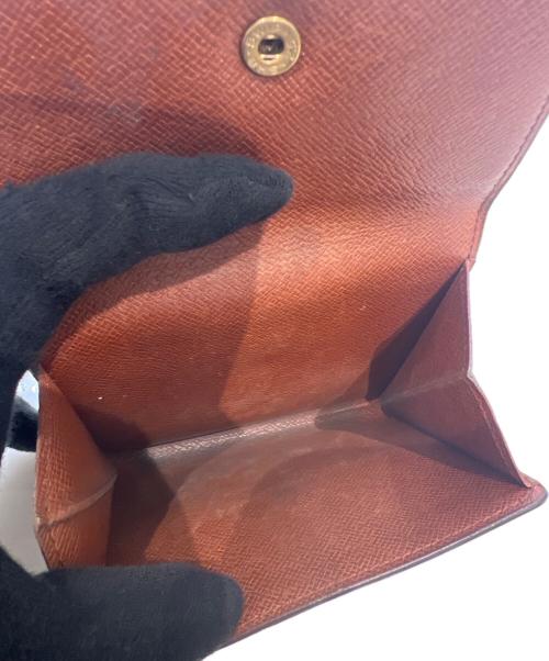 LOUIS VUITTON（ルイ ヴィトン）LOUIS VUITTON (ルイ ヴィトン) 3つ折り財布/モノグラム･ポルトモネ・ビエ カルトクレディ ブラウンの古着・服飾アイテム