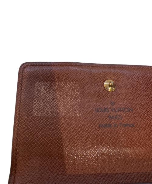 LOUIS VUITTON（ルイ ヴィトン）LOUIS VUITTON (ルイ ヴィトン) 3つ折り財布/モノグラム･ポルトモネ・ビエ カルトクレディ ブラウンの古着・服飾アイテム