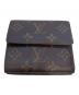 LOUIS VUITTON (ルイ ヴィトン) 3つ折り財布/モノグラム･ポルトモネ・ビエ カルトクレディ ブラウン：6000円