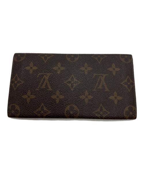 LOUIS VUITTON（ルイ ヴィトン）LOUIS VUITTON (ルイ ヴィトン) 長財布/モノグラム・ポルトフォイユ3・カルトクレディ ブラウンの古着・服飾アイテム