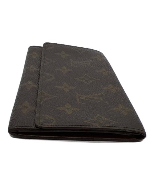 LOUIS VUITTON（ルイ ヴィトン）LOUIS VUITTON (ルイ ヴィトン) 長財布/モノグラム・ポルトフォイユ3・カルトクレディ ブラウンの古着・服飾アイテム