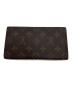 LOUIS VUITTON (ルイ ヴィトン) 長財布/モノグラム・ポルトフォイユ3・カルトクレディ ブラウン：12000円